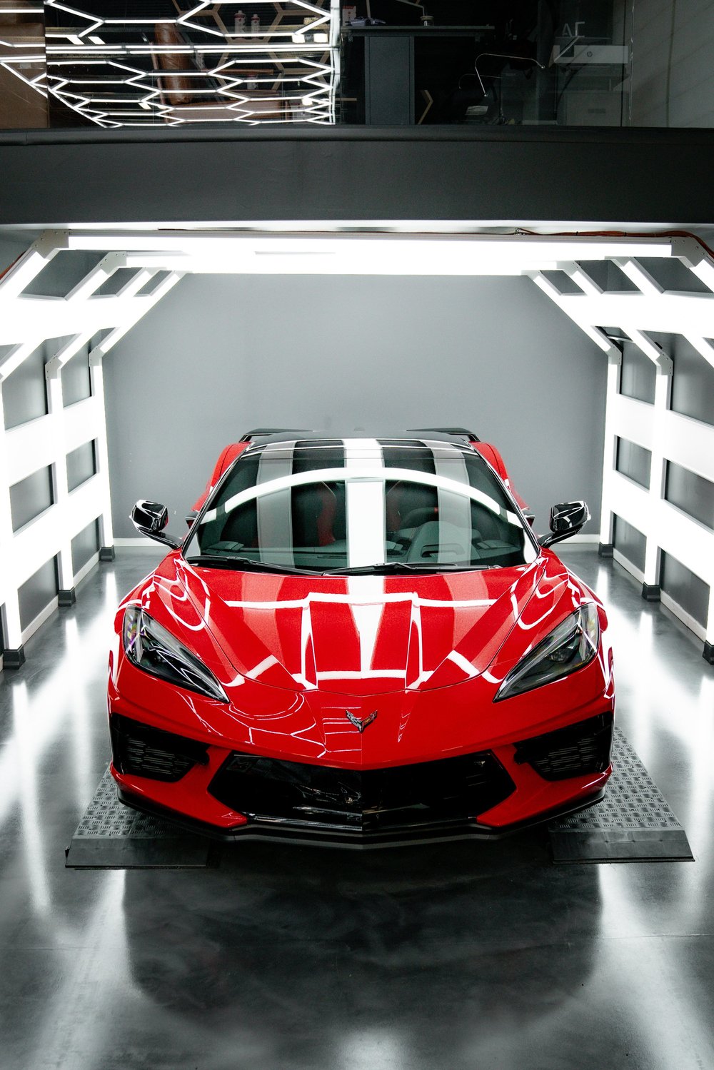 Chevrolet Corvette finished in gloss XPEL paint protection film at ZAutoCare