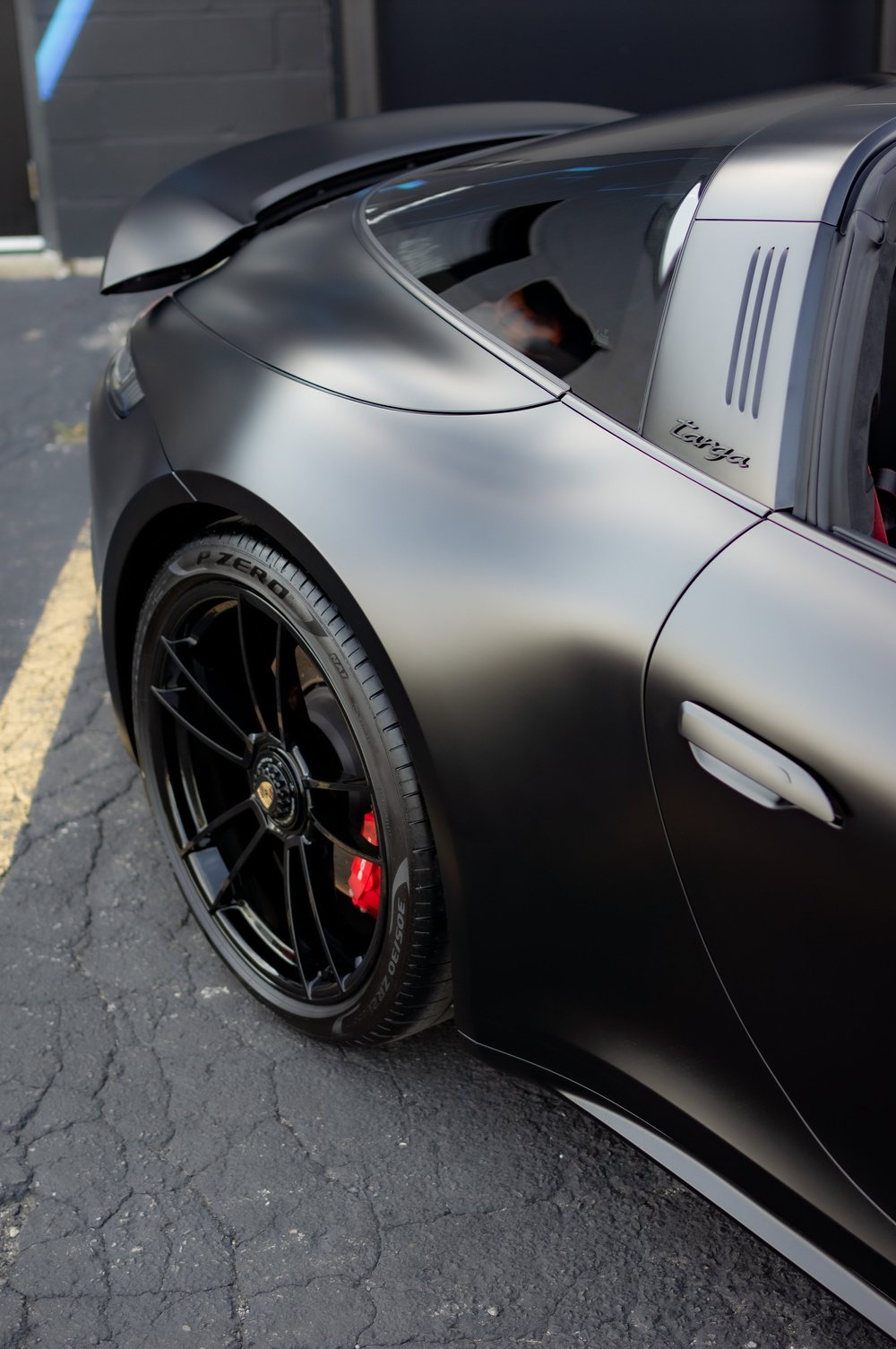 Porsche 911 Targa 4 GTS finished in stealth XPEL PPF