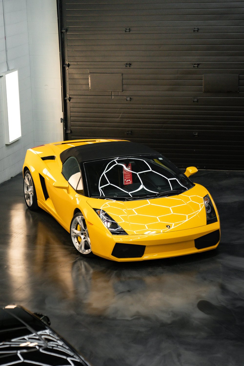 Yellow Lamborghini Gallardo after paint correction, PPF and ceramic coating