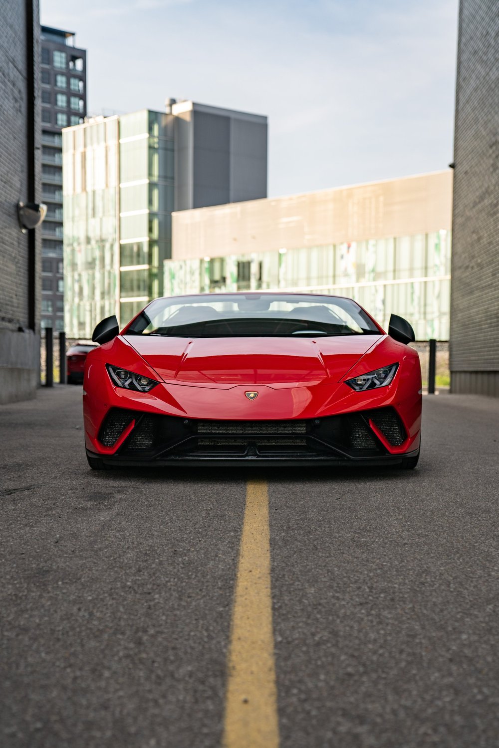 Lamborghini Huracan Performante photographed in downtown Kitchener