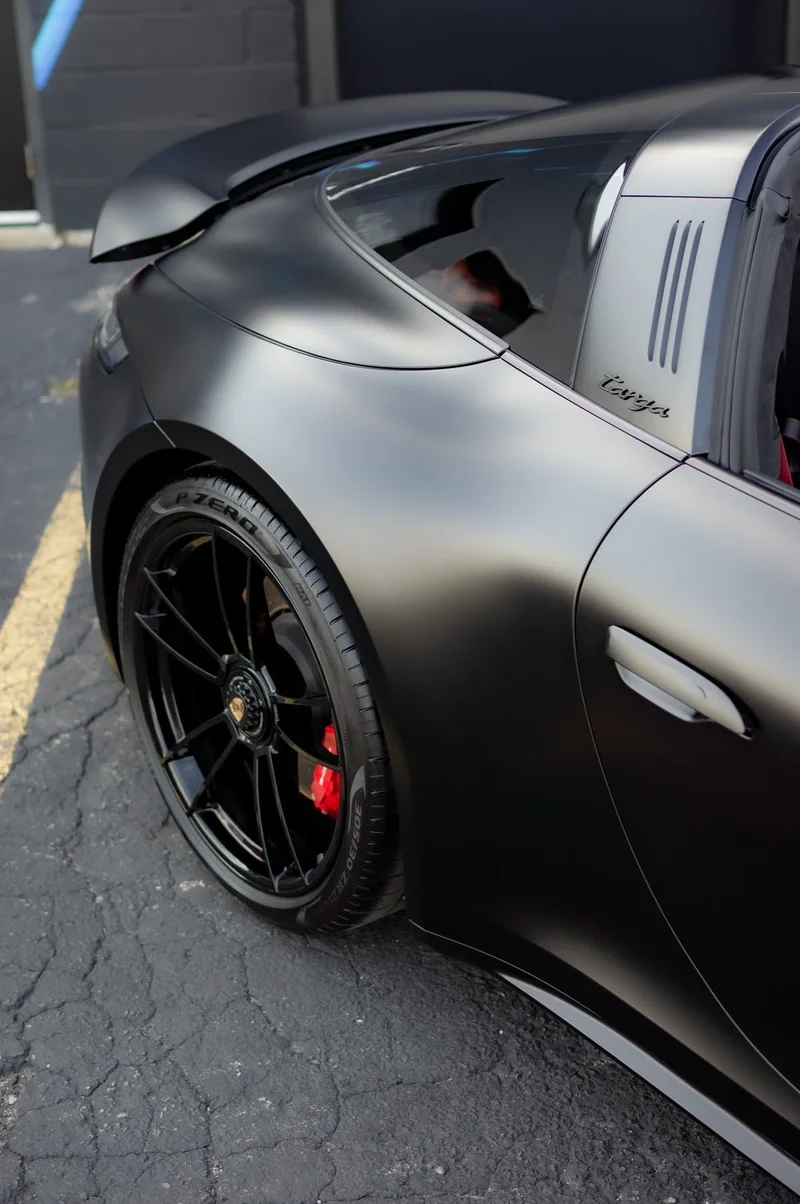 Porsche 911 Targa 4 GTS finished in stealth XPEL PPF at ZAutoCare