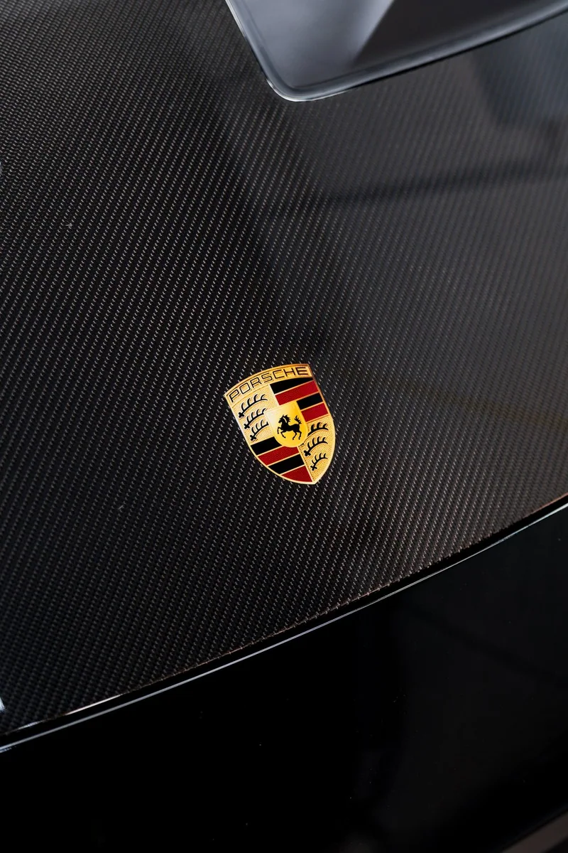 Porsche GT3 RS carbon hood detail protected with XPEL PPF